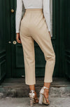 High Waist Office Loose Ankle-length Pants-Pants-Arimonz-Arimonz