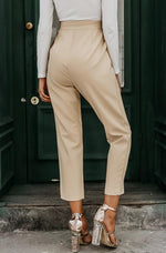 High Waist Office Loose Ankle-length Pants-Pants-Arimonz-Arimonz