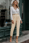 High Waist Office Loose Ankle-length Pants-Pants-Arimonz-Arimonz