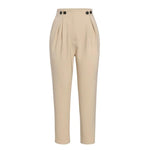 High Waist Office Loose Ankle-length Pants-Pants-Arimonz-S-Arimonz