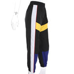 High Waist Patchwork Cargo Pants-Pants-Arimonz-Arimonz