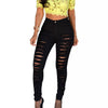 High Waist Push Up Skinny Ripped Jean-Skinny Jeans-Arimonz-Arimonz