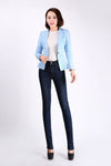 High Waist Push Up Straight Jeans-Straight Jeans-Arimonz-Arimonz