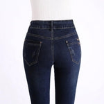 High Waist Push Up Straight Jeans-Straight Jeans-Arimonz-Arimonz