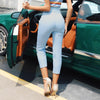 High Waist with Belt Office Pants-Pants-Arimonz-Arimonz