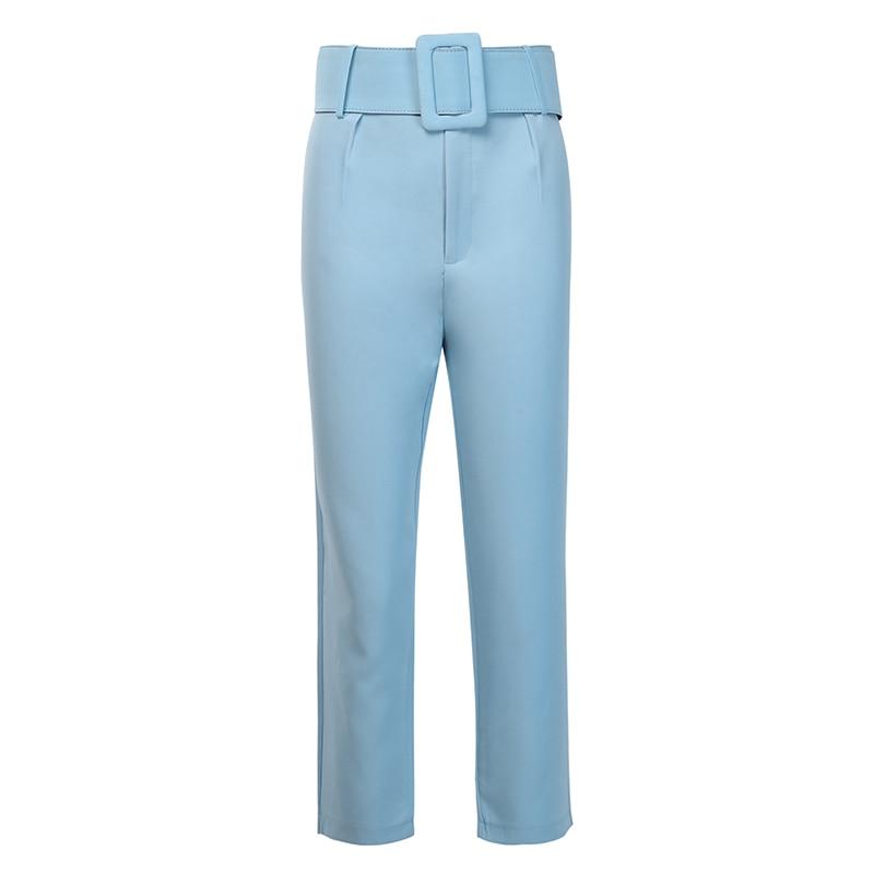 High Waist with Belt Office Pants-Pants-Arimonz-Arimonz