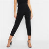 High Waist with Belt Office Pants-Pants-Arimonz-Arimonz