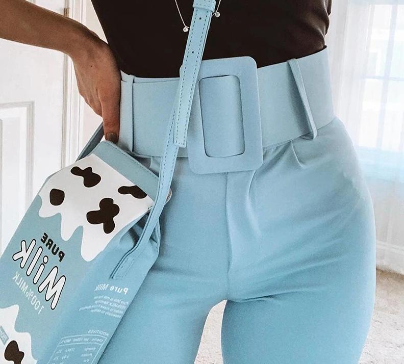 High Waist with Belt Office Pants-Pants-Arimonz-Arimonz