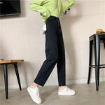 High Waisted Jeans for Women Straight Leg Denim Bottom Vintage Pants-Skinny Jeans-Arimonz-Arimonz