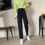 High Waisted Jeans for Women Straight Leg Denim Bottom Vintage Pants-Skinny Jeans-Arimonz-Arimonz