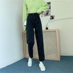 High Waisted Jeans for Women Straight Leg Denim Bottom Vintage Pants-Skinny Jeans-Arimonz-Arimonz