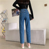 High Waisted Jeans for Women Straight Leg Denim Bottom Vintage Pants-Skinny Jeans-Arimonz-Arimonz