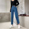 High Waisted Jeans for Women Straight Leg Denim Bottom Vintage Pants-Skinny Jeans-Arimonz-Arimonz