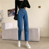 High Waisted Jeans for Women Straight Leg Denim Bottom Vintage Pants-Skinny Jeans-Arimonz-Arimonz