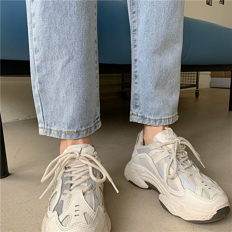 High Waisted Jeans for Women Straight Leg Denim Bottom Vintage Pants-Skinny Jeans-Arimonz-Arimonz
