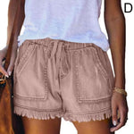 High Waisted Shorts Jeans Size Summer Women's Denim Shorts Short Pants-Denim Shorts-Arimonz-Pink-XS-Arimonz