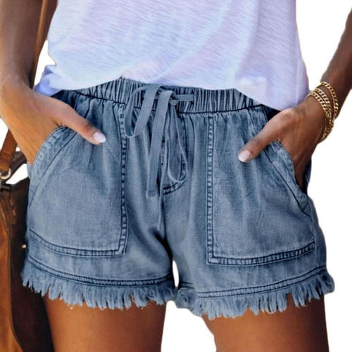 High Waisted Shorts Jeans Size Summer Women's Denim Shorts Short Pants-Denim Shorts-Arimonz-Arimonz