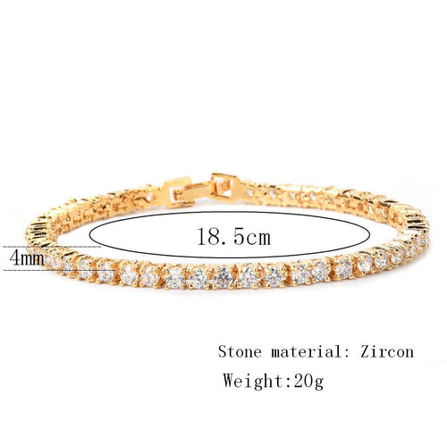 HipHop Iced Tennis Bracelet-Braceletes-Arimonz-Arimonz