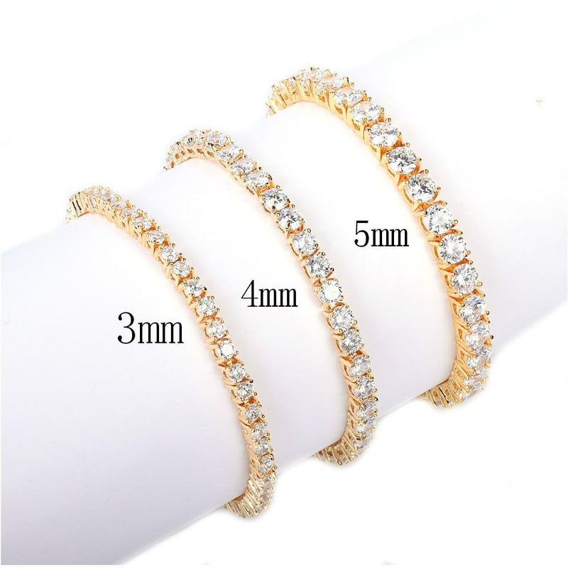 HipHop Iced Tennis Bracelet-Braceletes-Arimonz-Arimonz