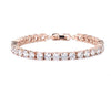 HipHop Iced Tennis Bracelet-Braceletes-Arimonz-ROSE-7.3inch / 18.5cm-..3cm/0.11inch-Arimonz