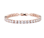 HipHop Iced Tennis Bracelet-Braceletes-Arimonz-ROSE-7.3inch / 18.5cm-..3cm/0.11inch-Arimonz
