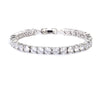 HipHop Iced Tennis Bracelet-Braceletes-Arimonz-SILVER-7.3inch / 18.5cm-.3cm/0.11inch-Arimonz