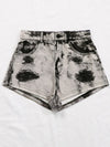 Hole Button Cotton Jean Shorts High Waist Skinny Ripped Denim Short-Denim Shorts-Arimonz-Arimonz