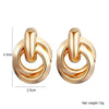 Hollow Geometric Dangle Earrings-Earrings-Arimonz-Arimonz