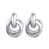 Hollow Geometric Dangle Earrings-Earrings-Arimonz-Arimonz