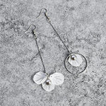 Hollow Out Triangle Earrings For Woman Leaf Earrings Fashionable Jewelry-Earrings-Arimonz-Arimonz