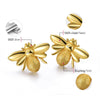 Honeybee Stud Earrings for Women Cute Fine Jewelry-Earrings-Arimonz-Arimonz