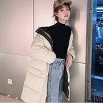 Hooded Coat Long Parka-Bomber Coats-Arimonz-Arimonz