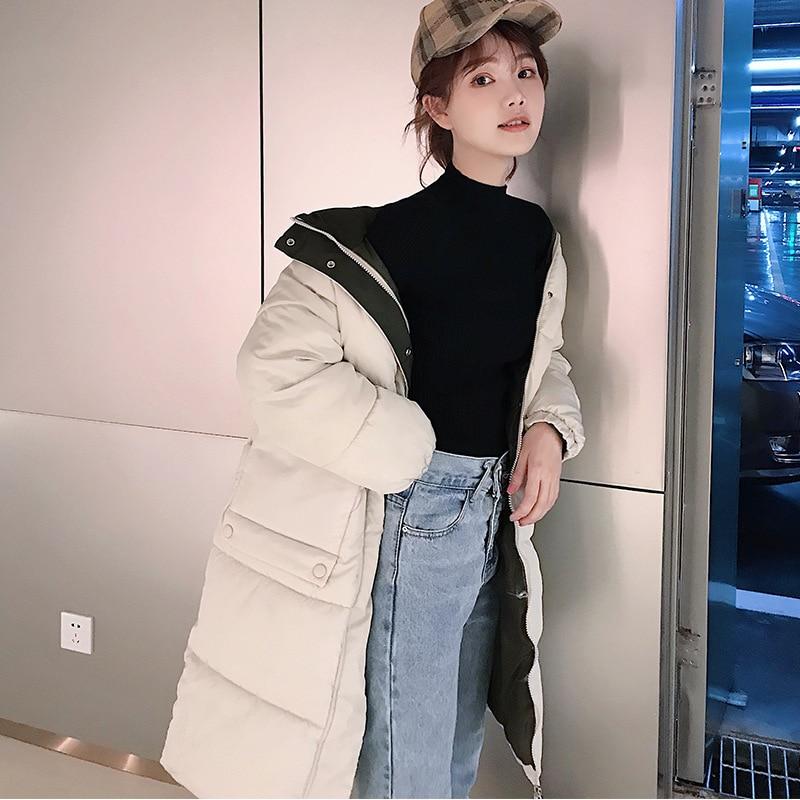 Hooded Coat Long Parka-Bomber Coats-Arimonz-Arimonz