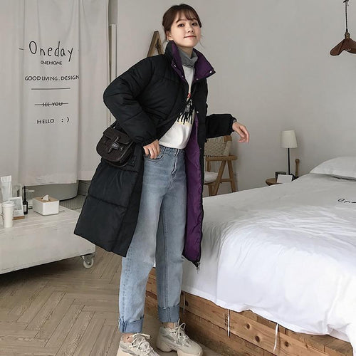 Hooded Coat Long Parka-Bomber Coats-Arimonz-Arimonz