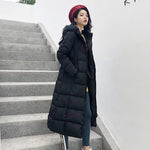 Hooded Cotton Padded Parka-Bomber Coats-Arimonz-Black-M-Arimonz