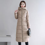 Hooded Cotton Padded Parka-Bomber Coats-Arimonz-Khaki-M-Arimonz