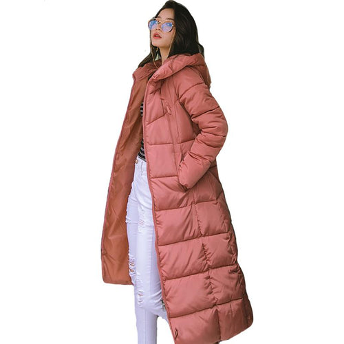 Hooded Cotton Padded Parka-Bomber Coats-Arimonz-Arimonz