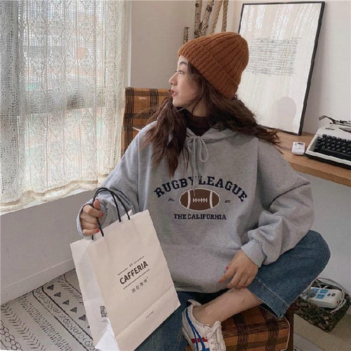 Hooded Sweatshirt Women's Pullover Casual Long Sleeve Hoodies-Pullovers-Arimonz-Arimonz