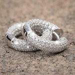 Hoop Earrings Simple Stylish Daily Wearable Women Earrings-Earrings-Arimonz-Silver-Arimonz
