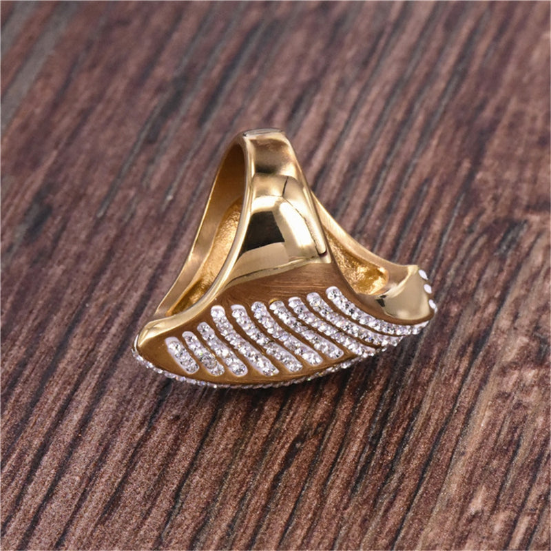 Iced Out Bling Big Oval Ring Female Rings For Women Party-Rings-Arimonz-Arimonz