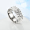 Iced Out Bling Ring Stainless Steel Fashion Rings for Women-Rings-Arimonz-Arimonz