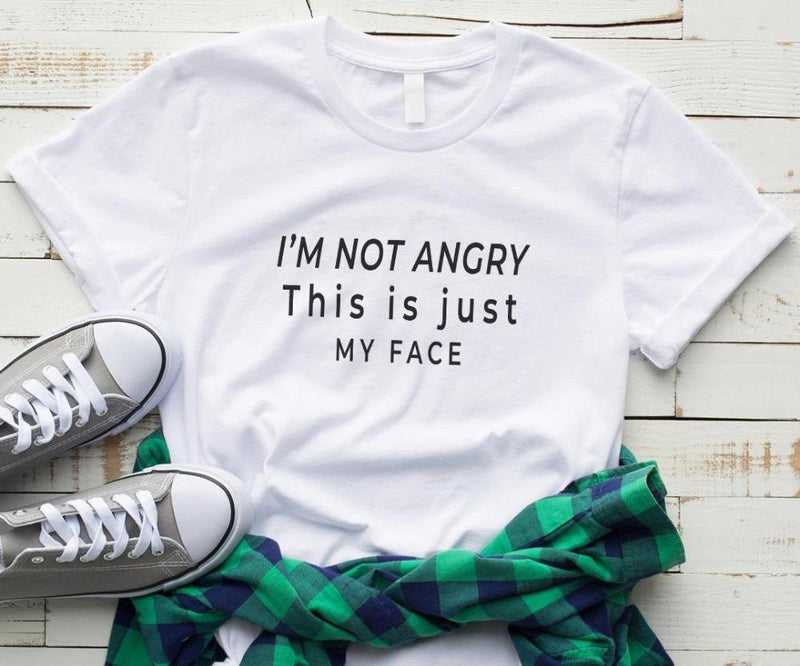 I'm not angry This is just MY FACE-Tee-Arimonz-Arimonz