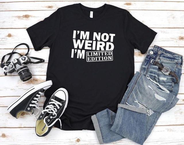 I'm Not Weird I'm Limited Edition-Tee-Arimonz-Black-XXS-Arimonz