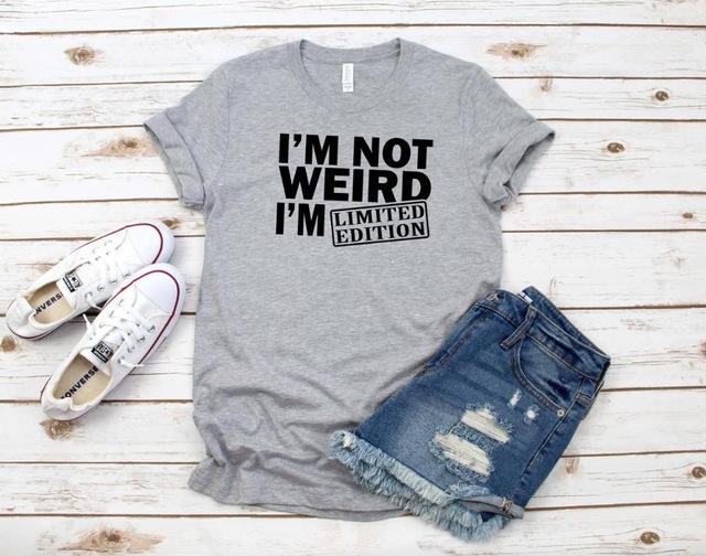 I'm Not Weird I'm Limited Edition-Tee-Arimonz-Gray-XXS-Arimonz