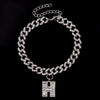 Initial Letters Pendants Cuban Link Chain Letter Anklet For Women-Anklets-Arimonz-H-Silver-Arimonz