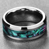 Inlaid Abalone Shell Ring-Rings-Arimonz-Arimonz