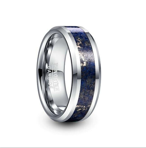 Inlaid Lapis Lazuli Ring-Rings-Arimonz-Arimonz