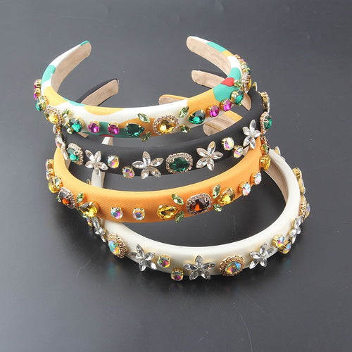 Inlaid Rhinestone Gorgeous Headband Ladies Street Hair Accessories-Hair Accessories-Arimonz-Arimonz