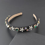 Inlaid Rhinestone Gorgeous Headband Ladies Street Hair Accessories-Hair Accessories-Arimonz-Black-Arimonz