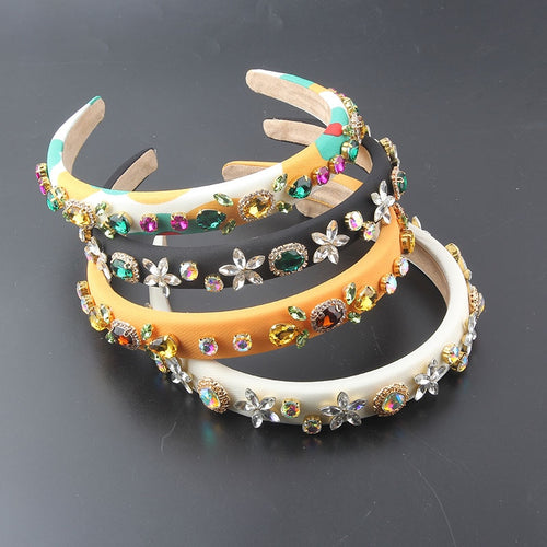 Inlaid Rhinestone Gorgeous Headband Ladies Street Hair Accessories-Hair Accessories-Arimonz-Arimonz